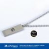 vòng cổ Stainless Chain With Titanium Plate & Titan Ball