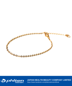 Lắc Tay - PHITEN TITANIUM CHAIN BRACELET GOLD IP (ADZUKI PRESS)