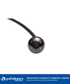 Phiten Rakuwa Metax Mirror Ball Necklace black gold
