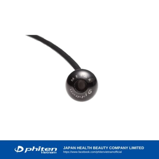 Phiten Rakuwa Metax Mirror Ball Necklace black gold