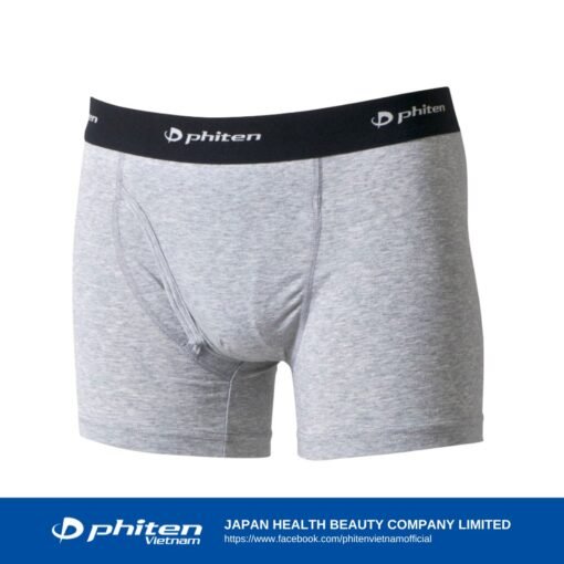 Quần lót Boxer Phiten Raku Grey