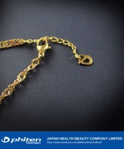 Titanium Chain Gold IP Anklet
