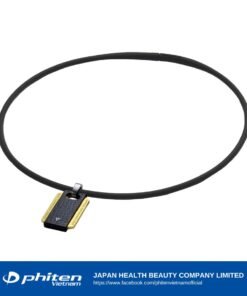 Vòng Cổ PHITEN RAKUWA NECKLACE EXTREME SQUARE đen vàng