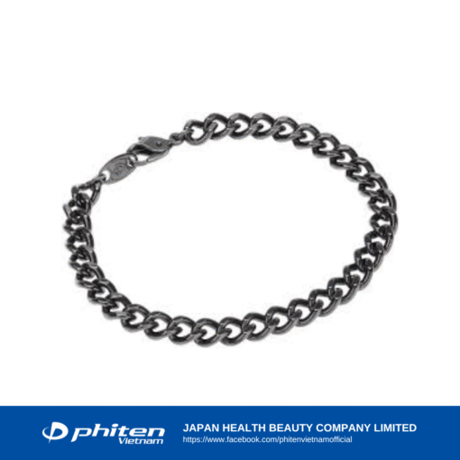 Vòng Tay - PHITEN CARBONIZED TITANIUM CHAIN BRACELET