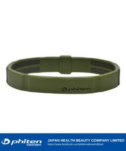 Vòng Tay - PHITEN RAKUWA BRACELET S MODULUS Xanh ô liu