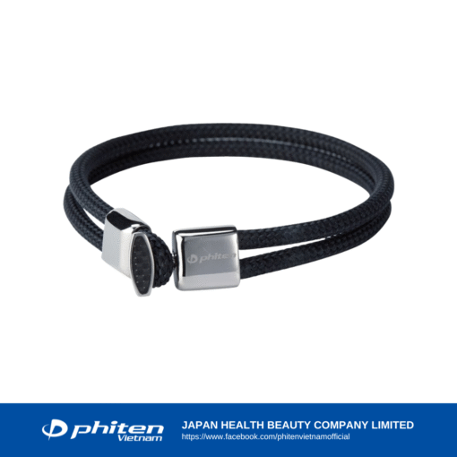 Vòng Tay PHITEN RAKUWA BRACELET X100 CARBON