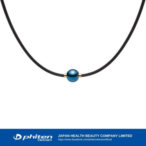 phiten-rakuwa-metax-mirror-ball-necklace-earth-blue